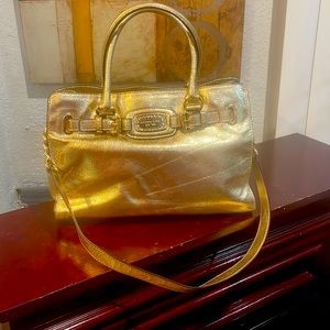 Michael Kors Large Metallic Gold Tote